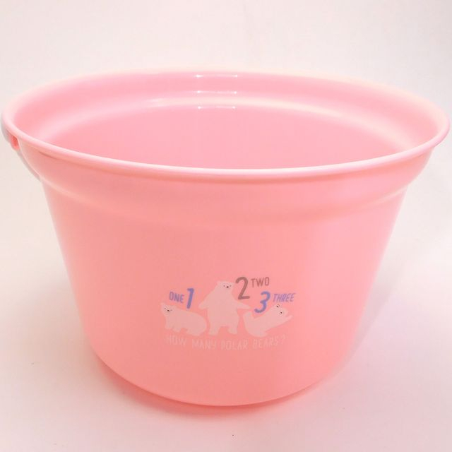 Xô nhựa trẻ em Nakaya Children's Bucket Bear 2.2L - Hàng nội địa Nhật Bản nhập khẩu chính hãng