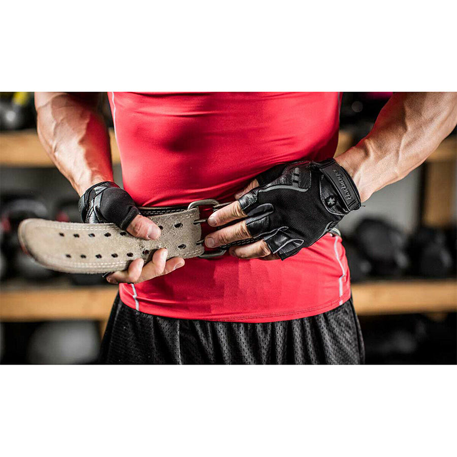 Đai Lưng Tập Gym Harbinger Padded Leather Belt 6 Inch – Loại Da