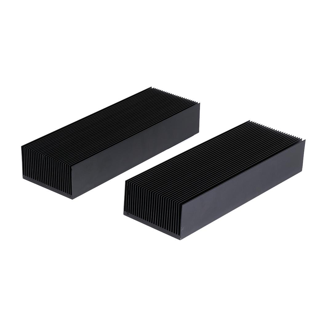 2Pcs Aluminum Heat Sink Heatsink Cooling DIY Cooler Fin Radiator for LED