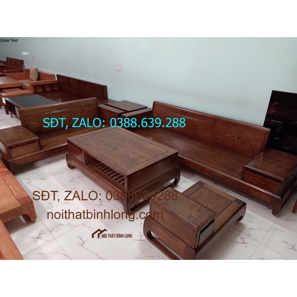 Bàn ghế salon gỗ sồi Mỹ giá xưởng