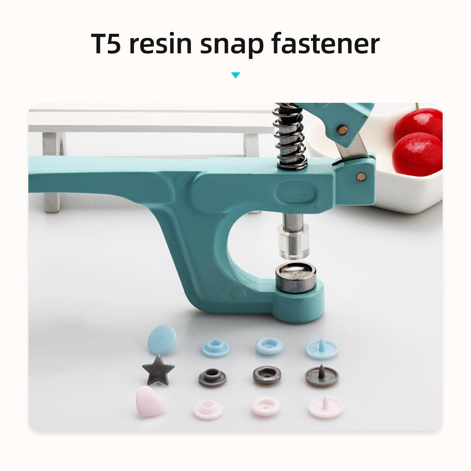 Plastic and Metal Snap Buttons with Snaps Pliers Set,300 Sets Plastic and Metal Snap Buttons for Sewing and Crafting