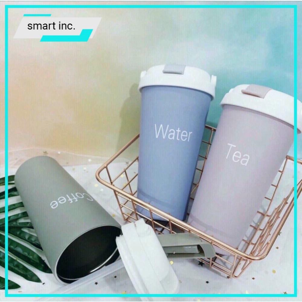 Ly Giữ Nhiệt Coffee Bình Cốc Giữ Nhiệt Có Ống Hút Inox 500ml