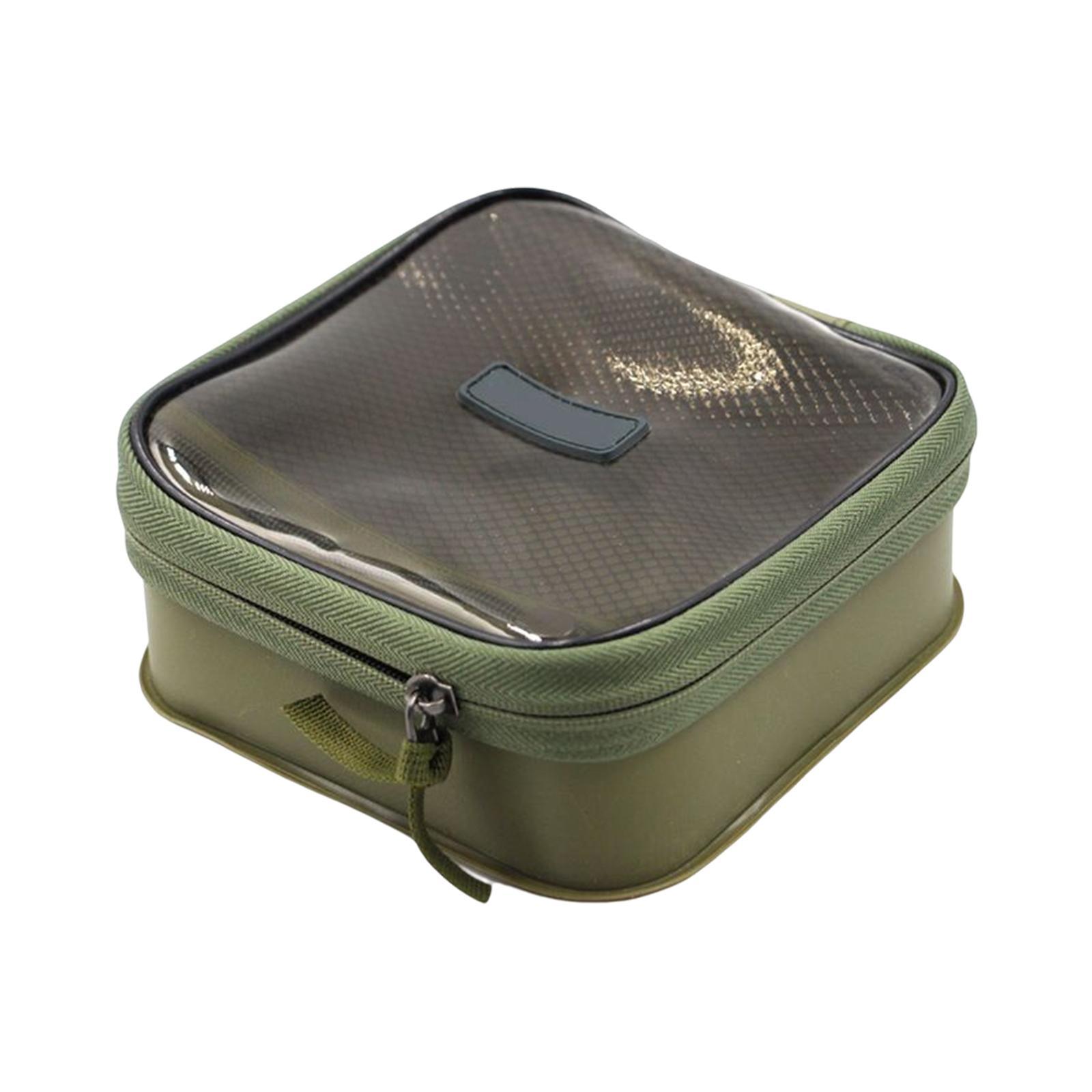 Water Resistant Fishing Tackle Bag Storage Bag Square EVA Fishing Accessories for Baitcasting Outdoor Raft Reels Fly Fishing