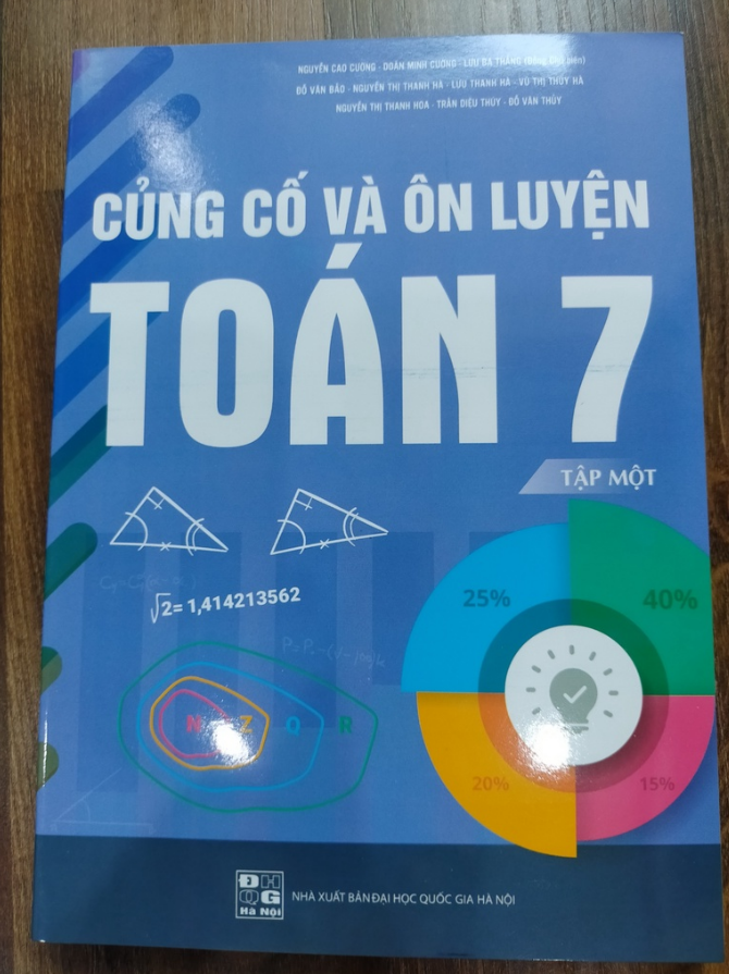 Sách - Củng cố và Ôn luyện Toán 7 (Tập 1 + Tập 2) theo chương trình giáo dục phổ thông mới