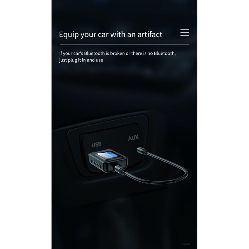 Bluetooth 5.0 LCD AUX 3.5mm