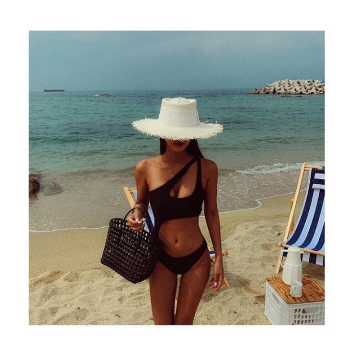 freeship Bikini đồ bơi đi biển phong cách 1 mảnh khoét bụng hở ngực sexy VATIXA BKN41