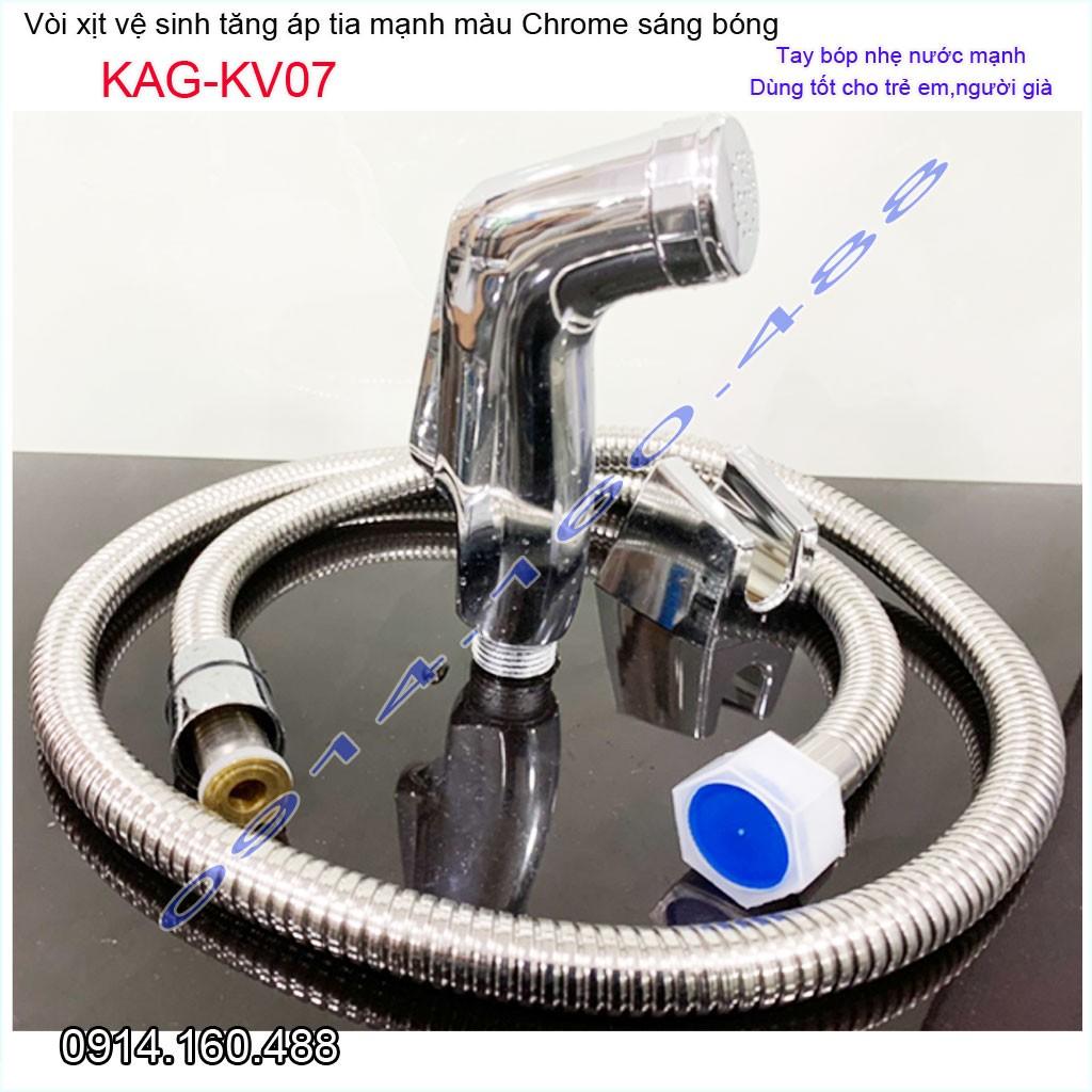 Vòi xịt vệ sinh trẻ em KAG-KV07, vòi nhấn tay cho trường mẫu giáo Crome bóng tia mạnh rửa sạch sử dụng tốt
