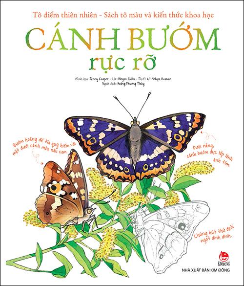 Kim Đồng - Tô điểm thiên nhiên - Sách tô màu và kiến thức khoa học - Cánh bướm rực rỡ (2017)