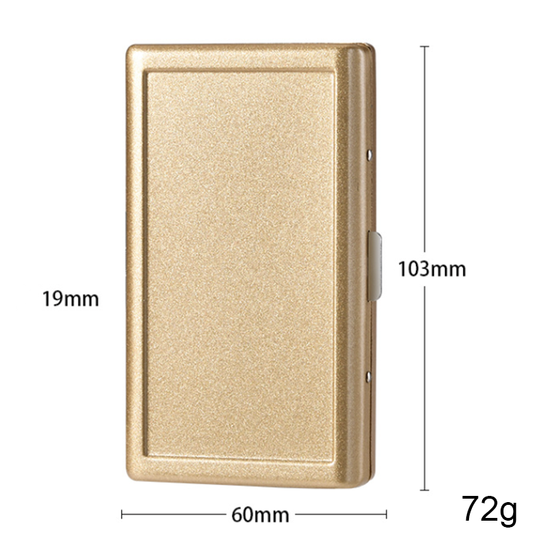 Hộp Đựng Thuốc Kẹp Kim Loại Vân Nhám 3 Màu