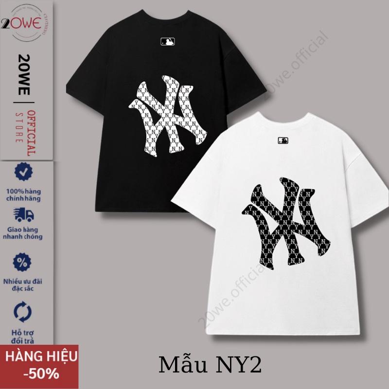 Áo thun Cotton phiên bản Premium N.Y, Áo thun tay lỡ form rộng Unisex cao cấp