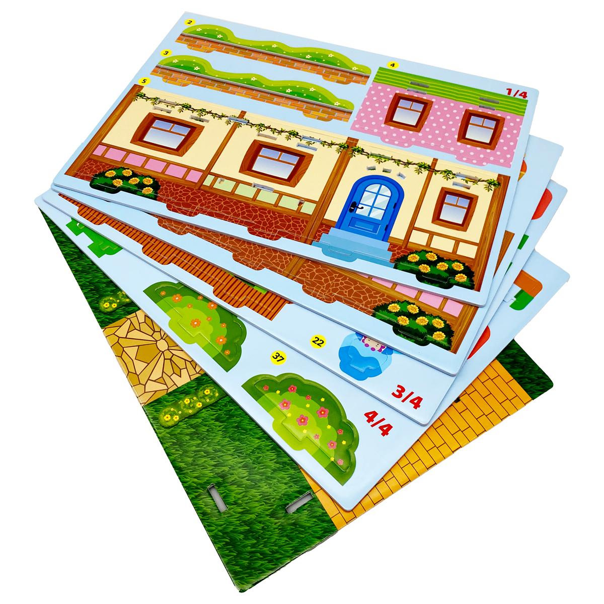 Bộ Lắp Ráp Mô Hình Giấy 3D - Tiệm Kem Bốn Mùa - Liên Hiệp Thành URH3D.TKBM