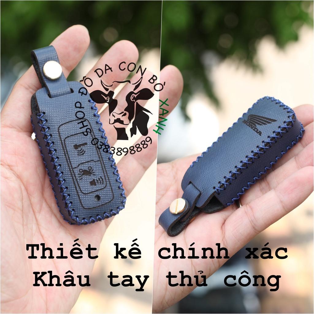 Bao da dành cho Chìa Khóa Honda SH 2021, SH 2022, SH 350i, SH Mode, Lead, Cub, Winner X, AB 2022, PCX 160, Vario 160 (2 nút bấm)