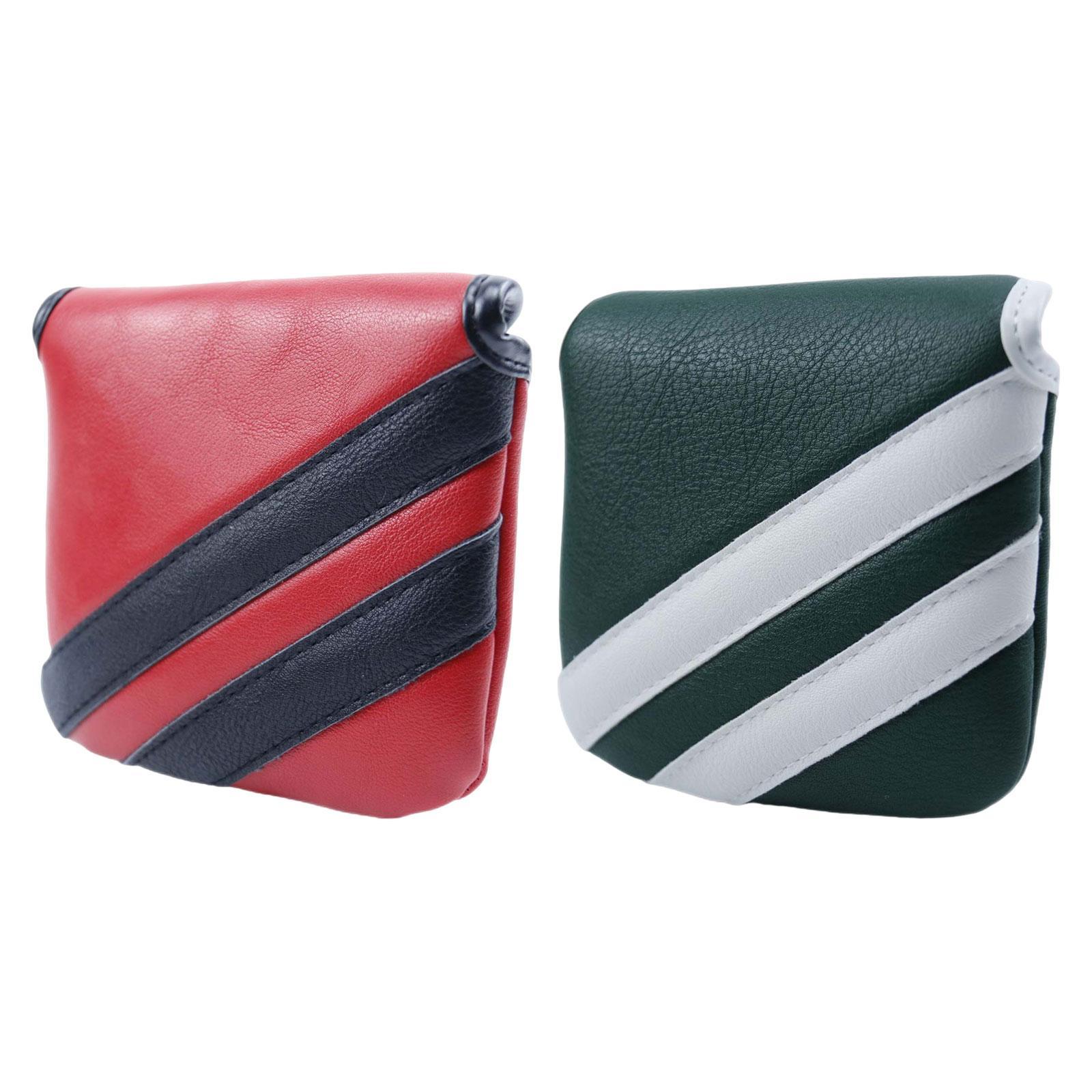 2x PU Golf Club Training Headcover Golf Mallet Putter Head Cover