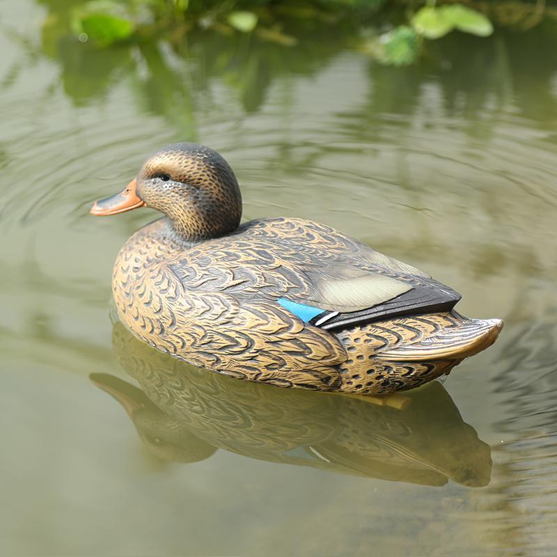 Plastic Mallard Duck Decoy with Floating Keel Texas Style Deadly Hunting Decoy Lure Hen
