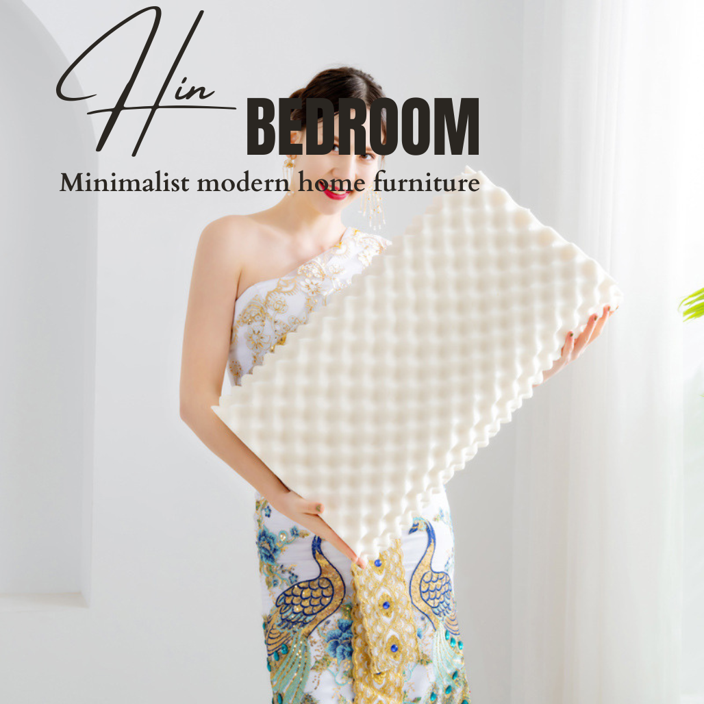 Gối Ngủ Cao Su Thiên Nhiên Lượn Sóng Massage Cao Cấp Hin Home Bedding