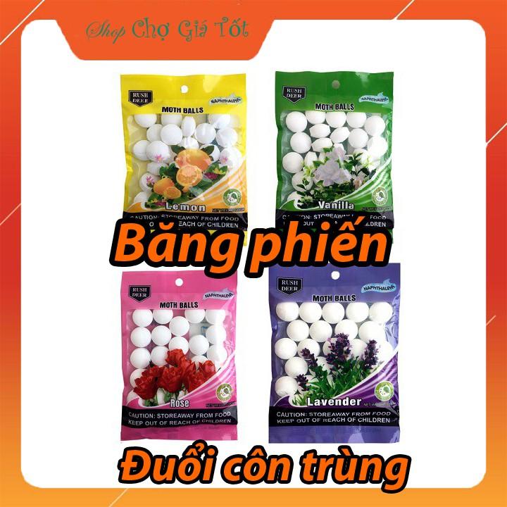 Túi 30 viên long não băng phiến khử mùi xua đuổi côn trùng 120Gr (Thiên Nhiên An Toàn)