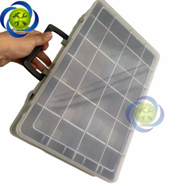 Thùng đựng ốc vít Buddy BK0011 S302 kích thước 36 x 23 x 10cm hai mặt có 44 ngăn