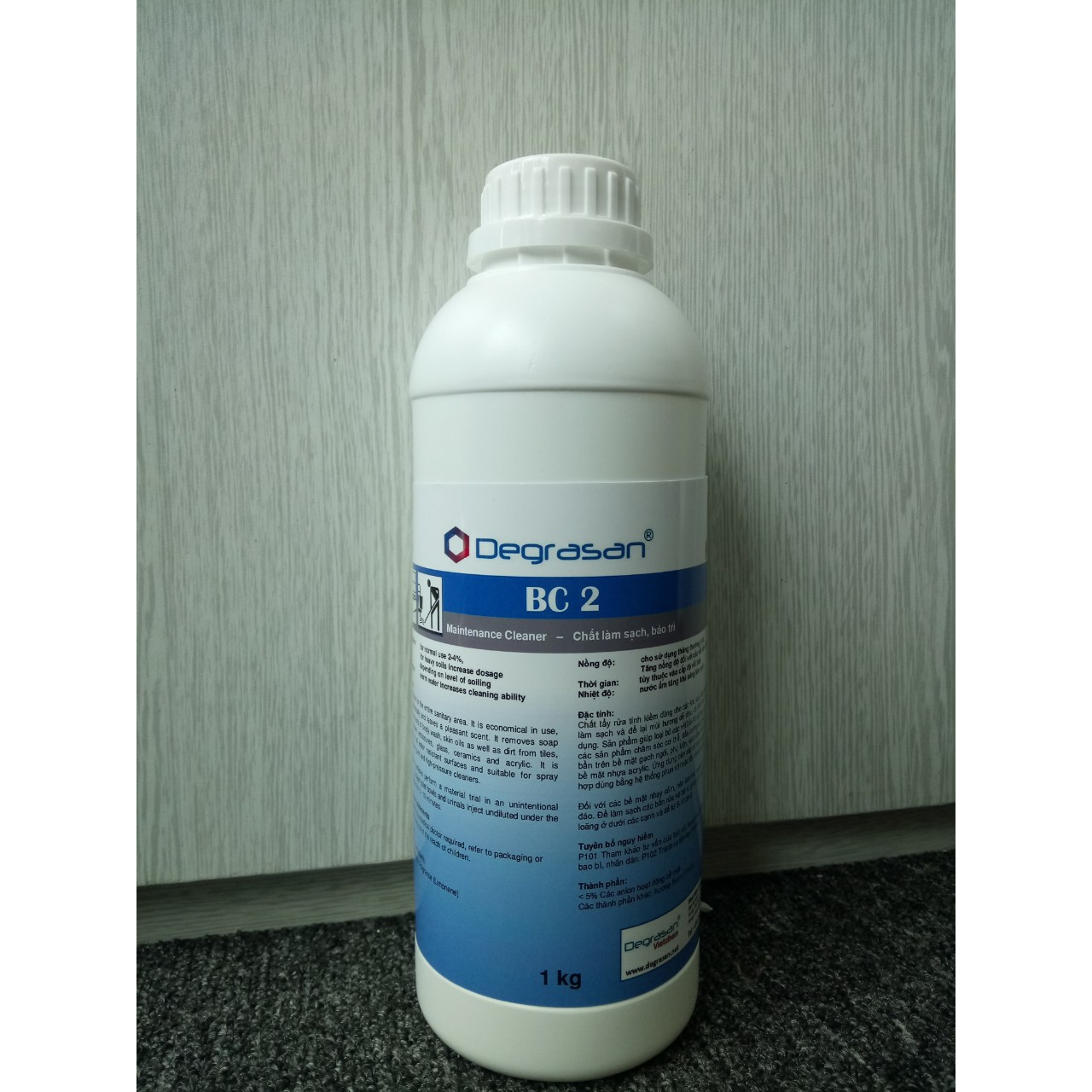 Nước lau sàn, sáng bóng thiết bị inox Degrasan BC2