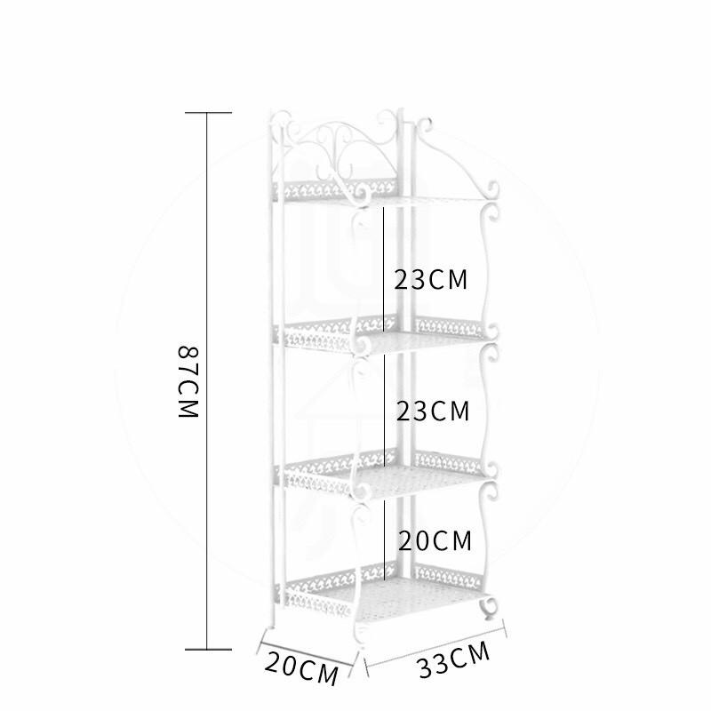 Kệ gấp gọn bằng sắt 4 tầng