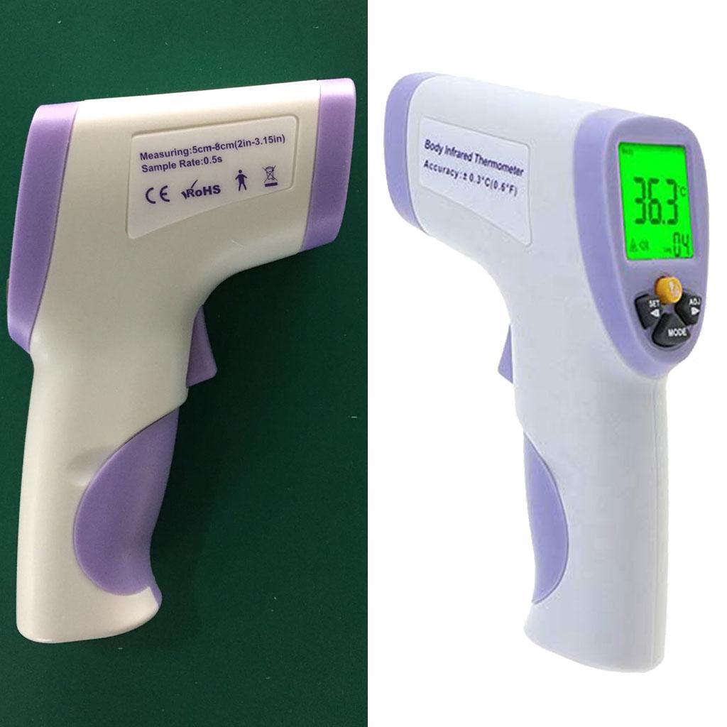 2x Multifunction Non- Forehead And Ear Digital Body Thermometer White