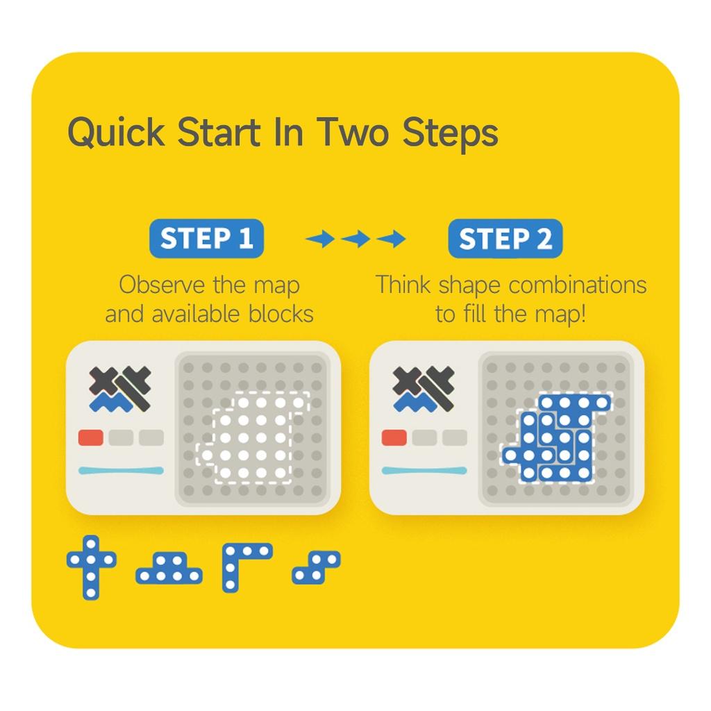 Đồ Chơi Xếp Hình Thông Minh 1000 + Thử Thách Logic Cho Bé