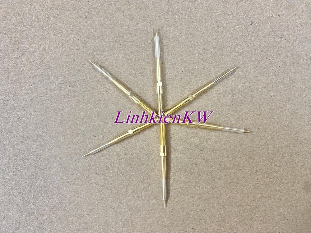 Cặp kim đo vàng siêu nhọn 3.9cm có bọc silicon chịu nhiệt