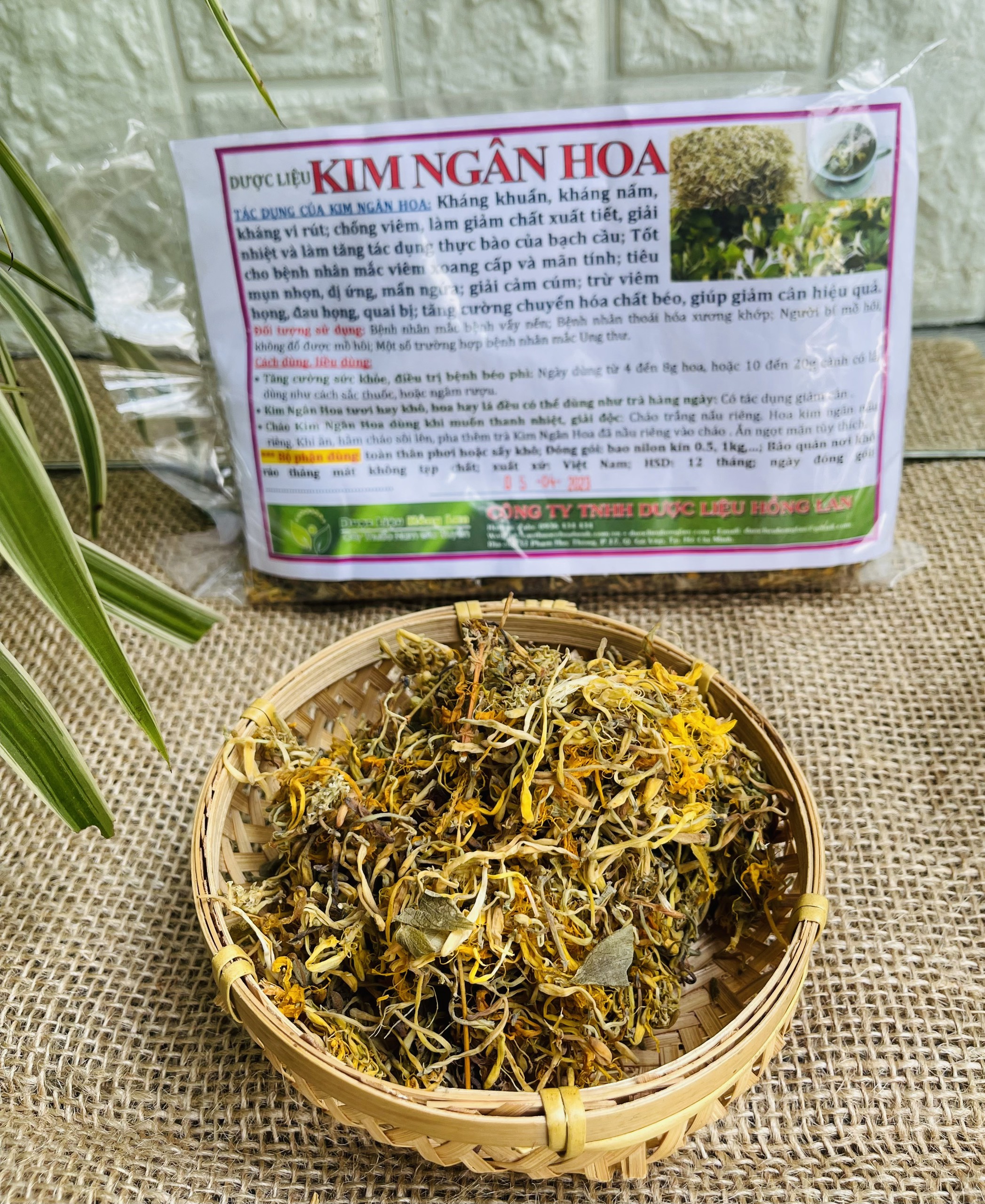 1kg Hoa kim ngân khô sạch