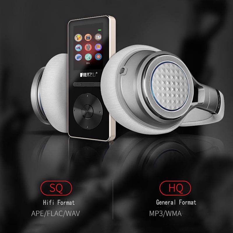 Ruizu X29 - Máy Nghe Nhạc Lossless, Bluetooth 5.0, Thời Gian Phát Nhạc Lên Tới 30 Giờ (8GB) - Hàng Chính Hãng