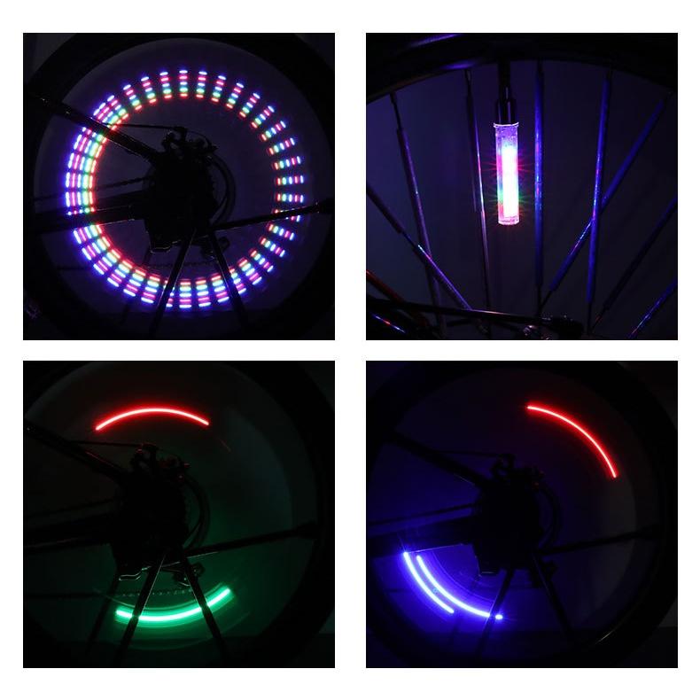 Đèn led MOSOWORLD 5 bóng gắn van bánh xe đạp