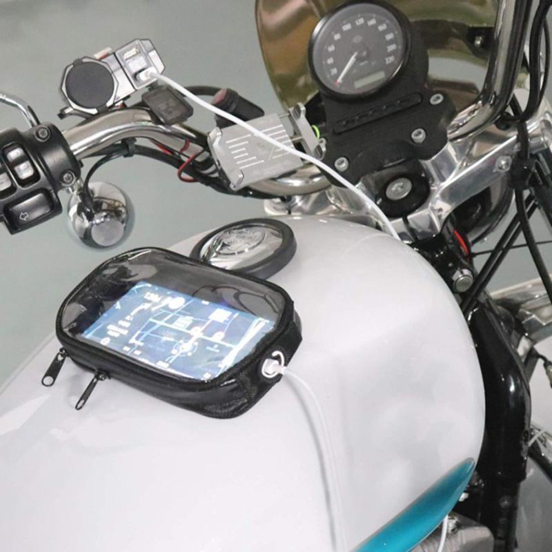 2x Motorcycle Cell Phone Bag Stand Waterproof Motorcycle Tank Cell Phone Cases