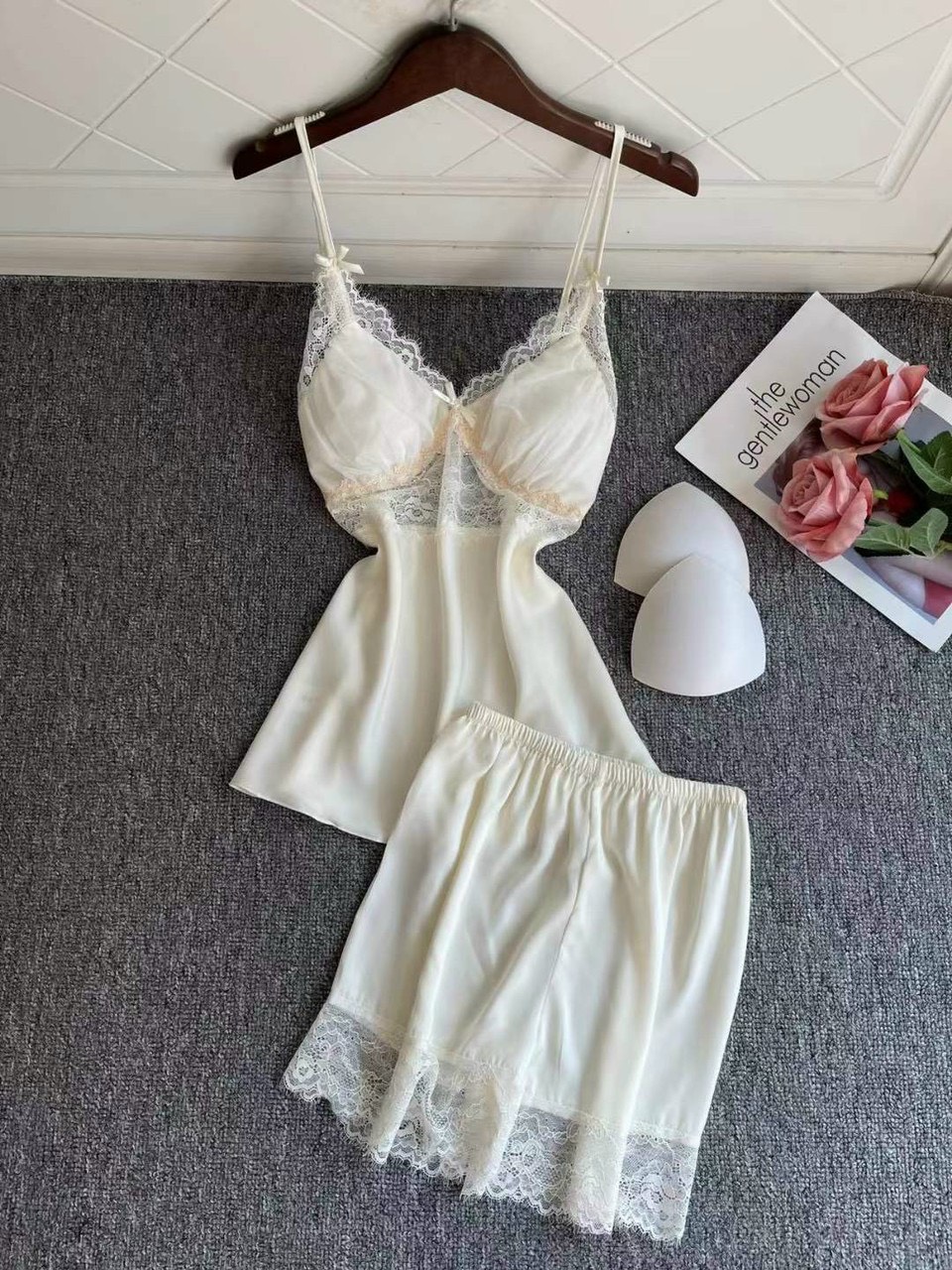 Bộ Đồ Ngủ Phối Ren Quyến Rũ - B.Lingerie