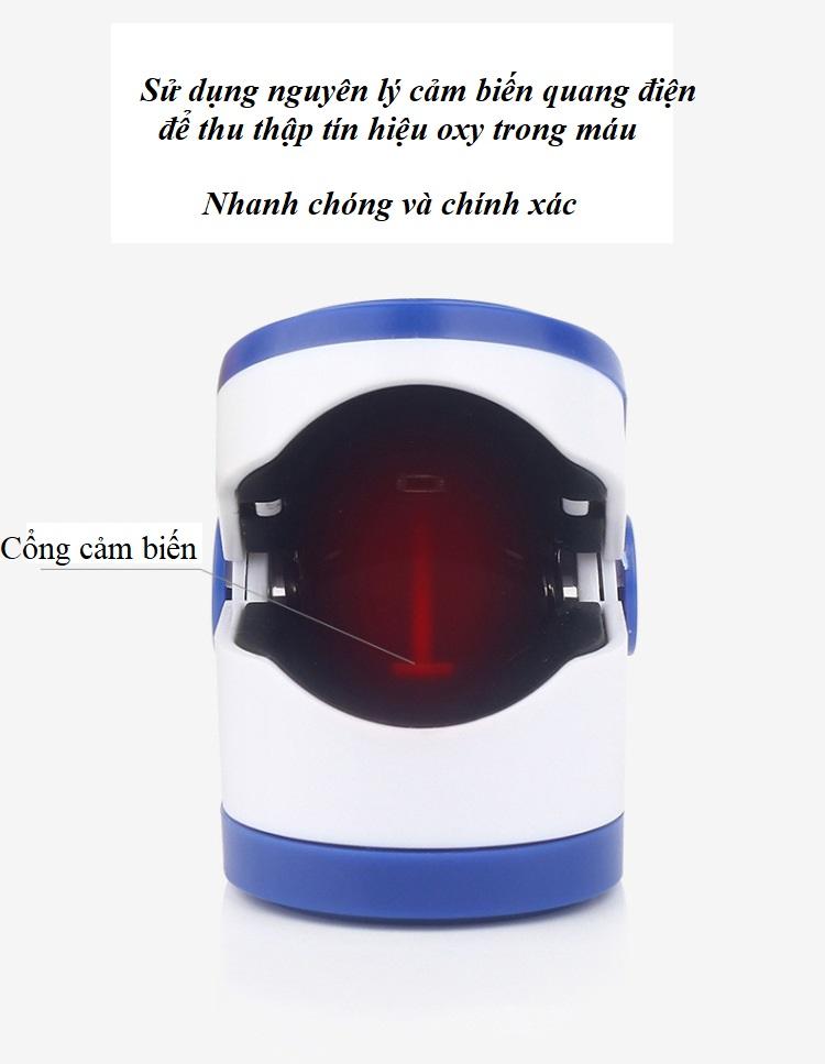 Máy Đo Nồng Độ Oxy, Spo2 Trong Máu Kẹt Ngón Tay Kỹ Thuật Số Màn Hình Led - Loại Tốt