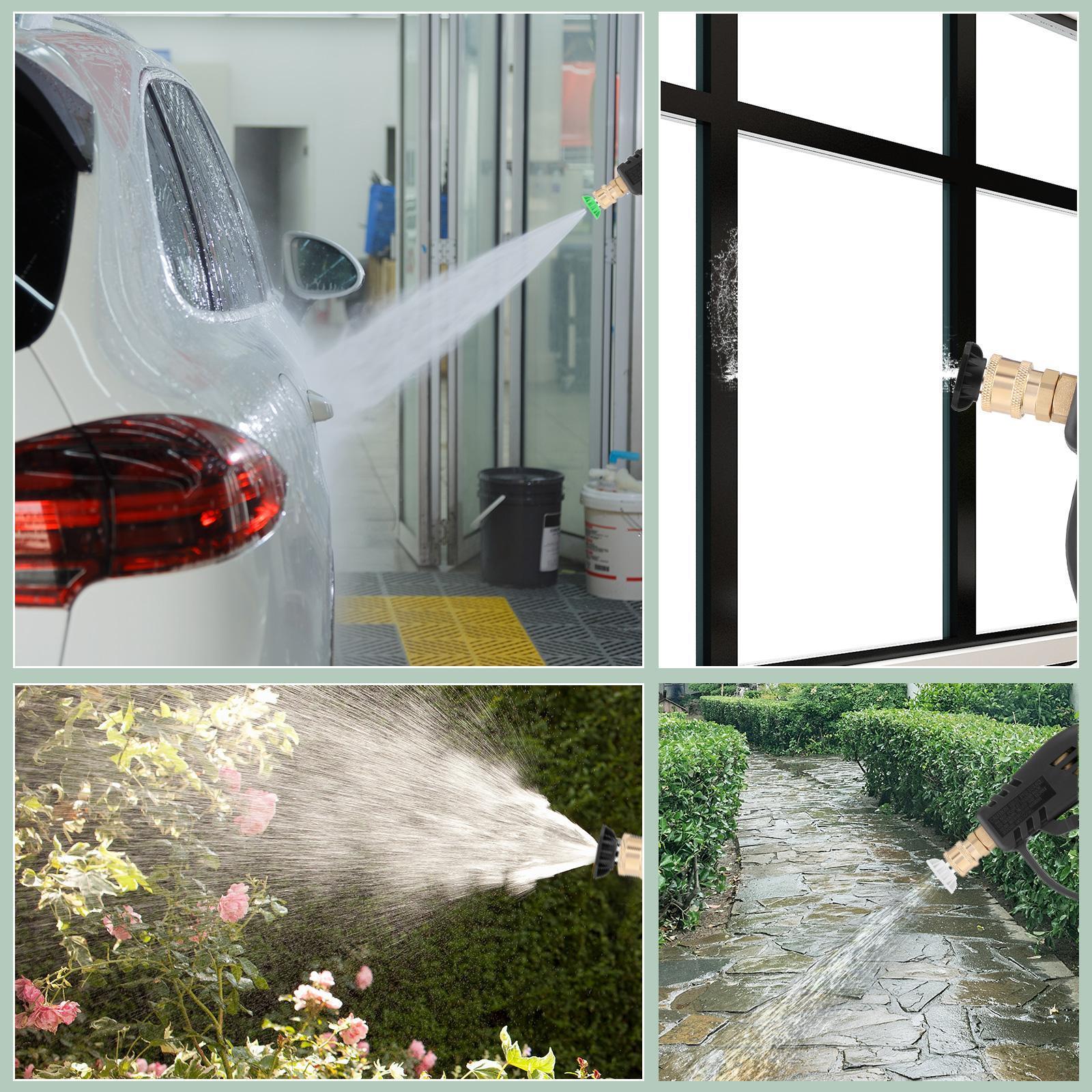 2X Heavy Duty High Gun 3000 PSI High Power Car Cleaner Washer Gun + Nozzles