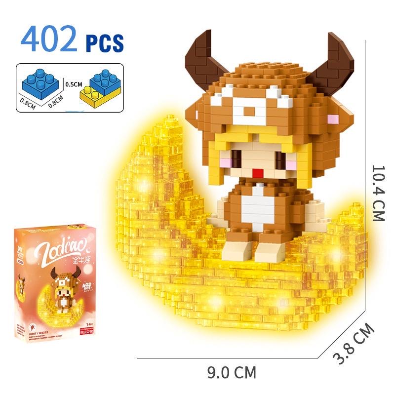 Đồ chơi lắp ráp mini 3D - 12 cung hoàng đạo
