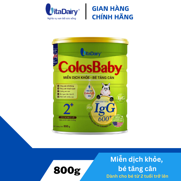 Sữa bột COLOSBABY 600+ IgG 2+ 800G