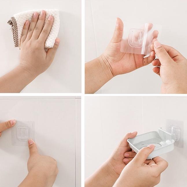 Khay Đựng Xà bông Dán Tường Kệ Dán Tường Kệ Nhà Tắm  H060