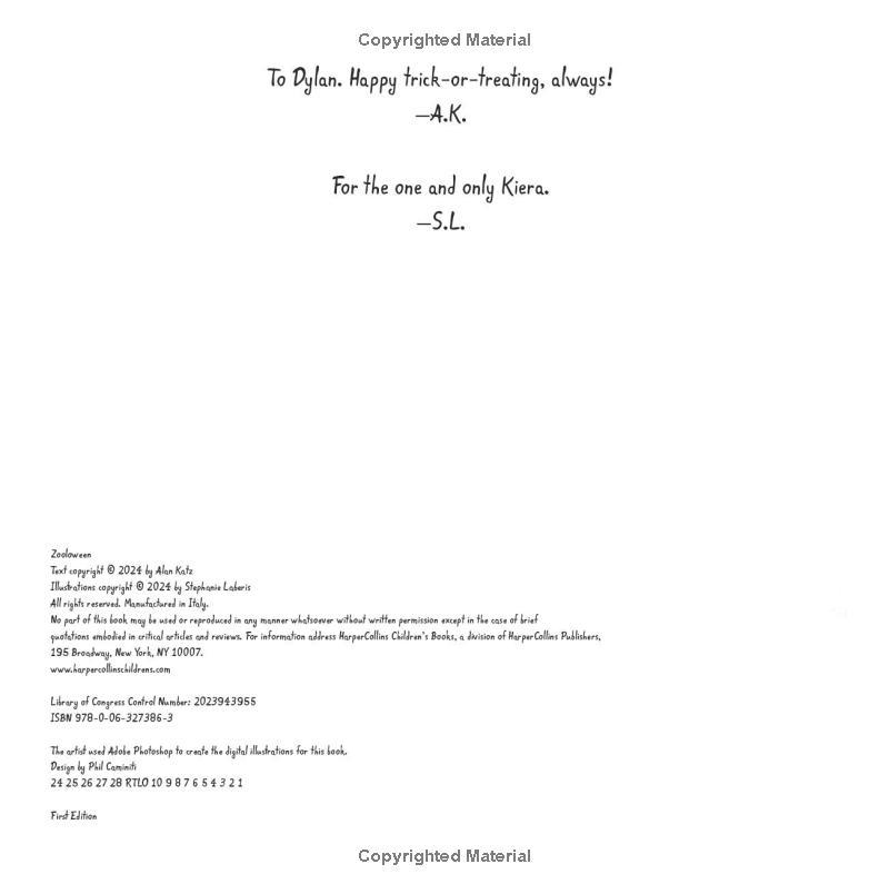 Sách ngoại văn: Zooloween