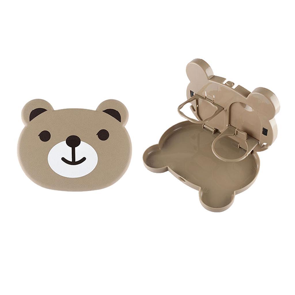 Car Folding Cup Food Meal Drink Bottle Holder Foldable Backseat Tray