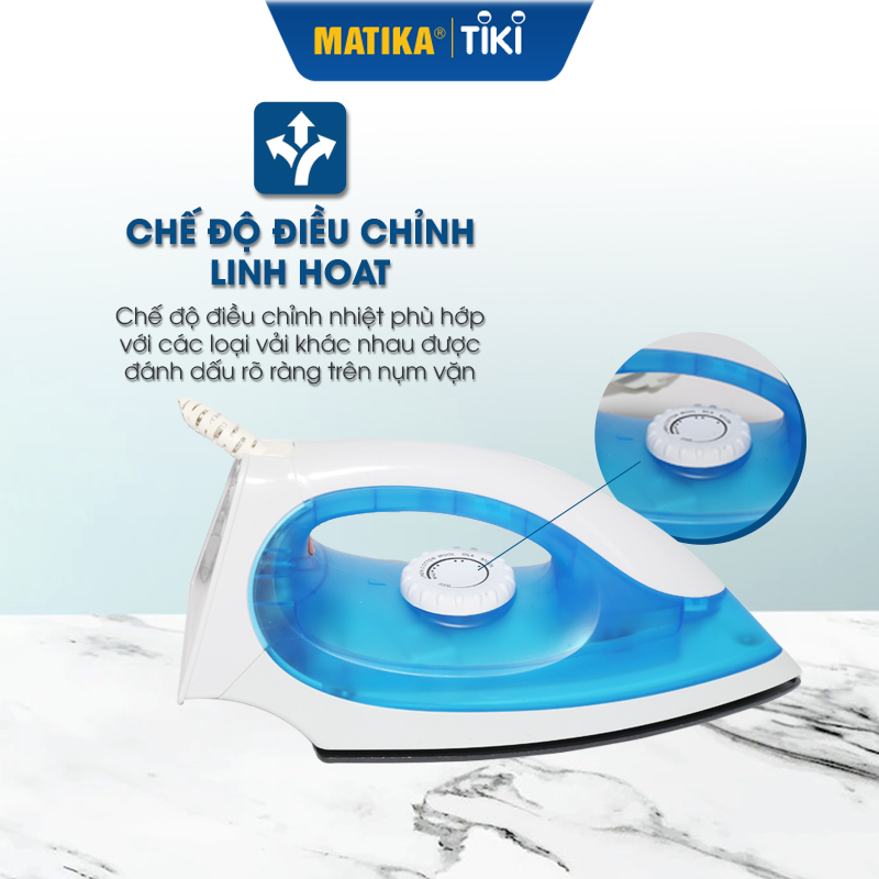 Bàn Là Khô MATIKA Cầm Tay MTK-2910 - Hàng chính hãng