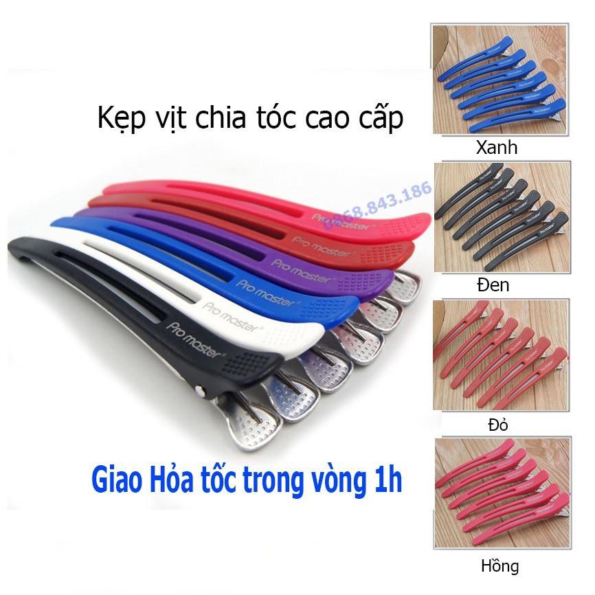 Kẹp vịt chia tóc Combo 6 Kẹp tóc Pro Master siêu đẹp