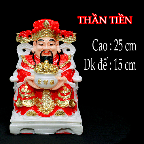 [ BỘ 3 ÔNG ] THẦN TÀI +THỔ ĐỊA +THẦN TIỀN [ COMPOSITE + BỘT ĐÁ  ]