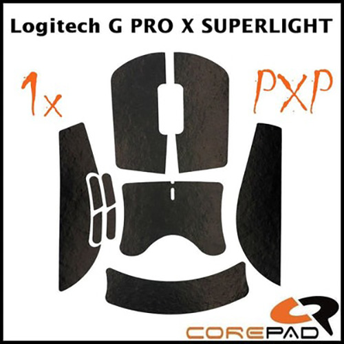 Bộ grip tape Corepad PXP Grips Logitech G PRO X SUPERLIGHT / Logitech G PRO X SUPERLIGHT 2 - Hàng Chính Hãng