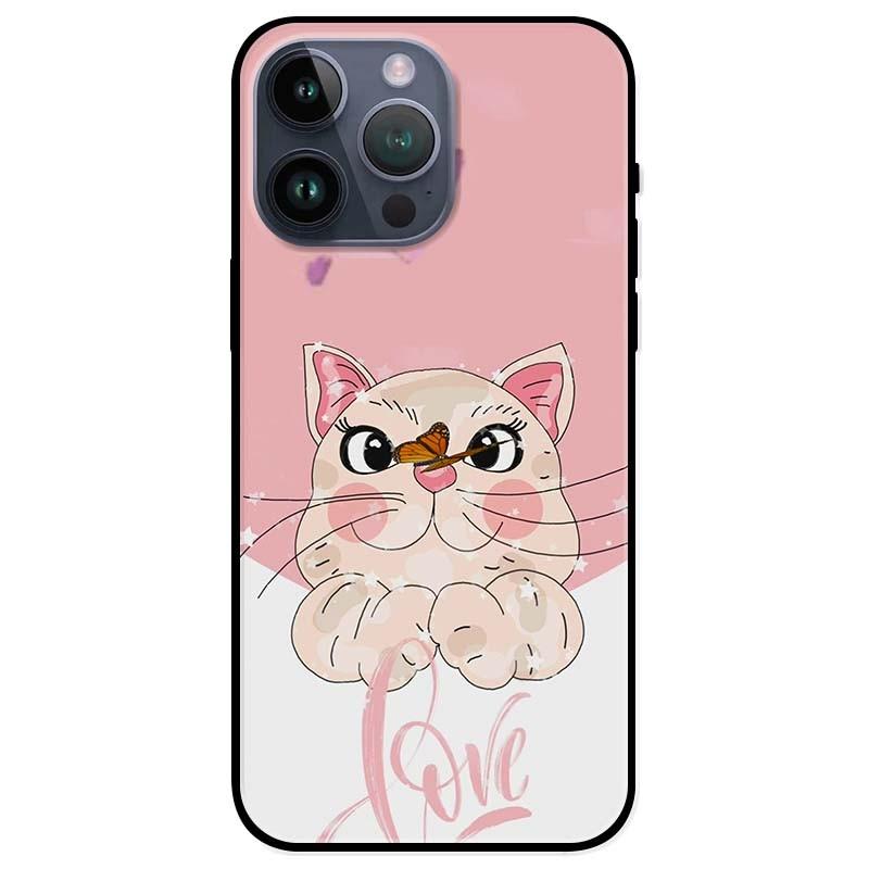 Ốp lưng dành cho Iphone 14 - Iphone 14 Plus - Iphone 14 Pro - Iphone 14 Pro Max - Mèo Bướm