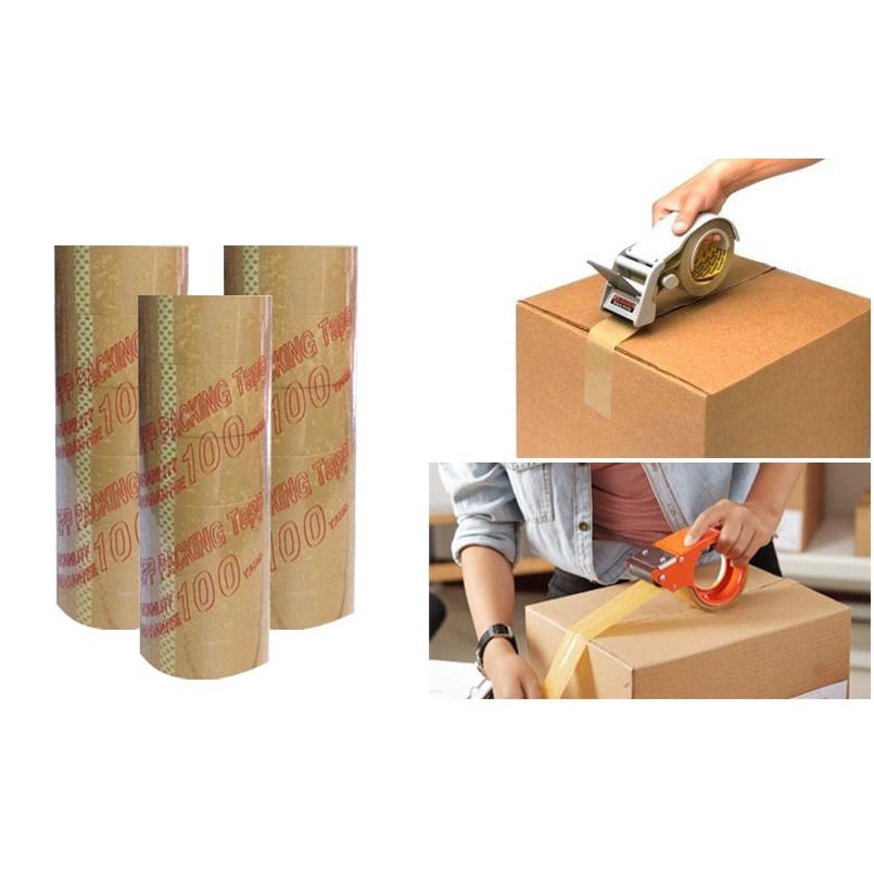 Băng Keo Trong , Đục 5cm 200Yard - 6 Cuộn / Cây