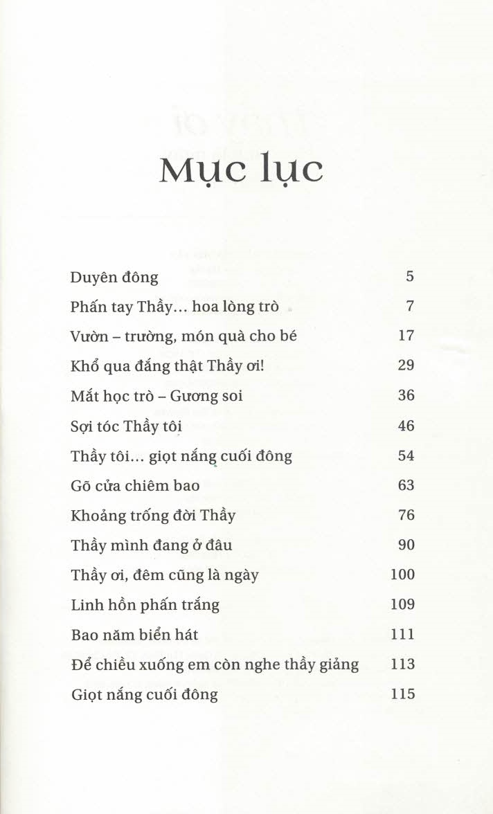 Thầy Ơi Đêm Cũng Là Ngày (Tạp Bút)