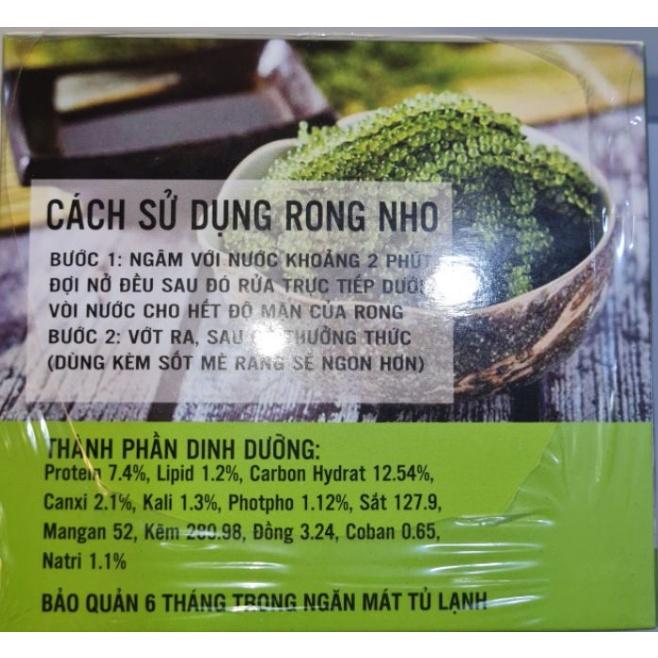 100Gr RONG NHO TÁCH NƯỚC sản xuất theo công nghệ Nhật Bản + gói sốt mè rang 15ml- Viettin mart