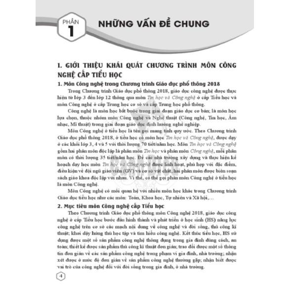 SGV Công Nghệ Lớp 3 Cánh Diều Dành Cho Giáo Viên