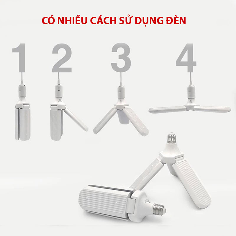 Đèn Led hình dáng dạng cánh quạt 45W, 220V AC (Ánh sáng trắng)