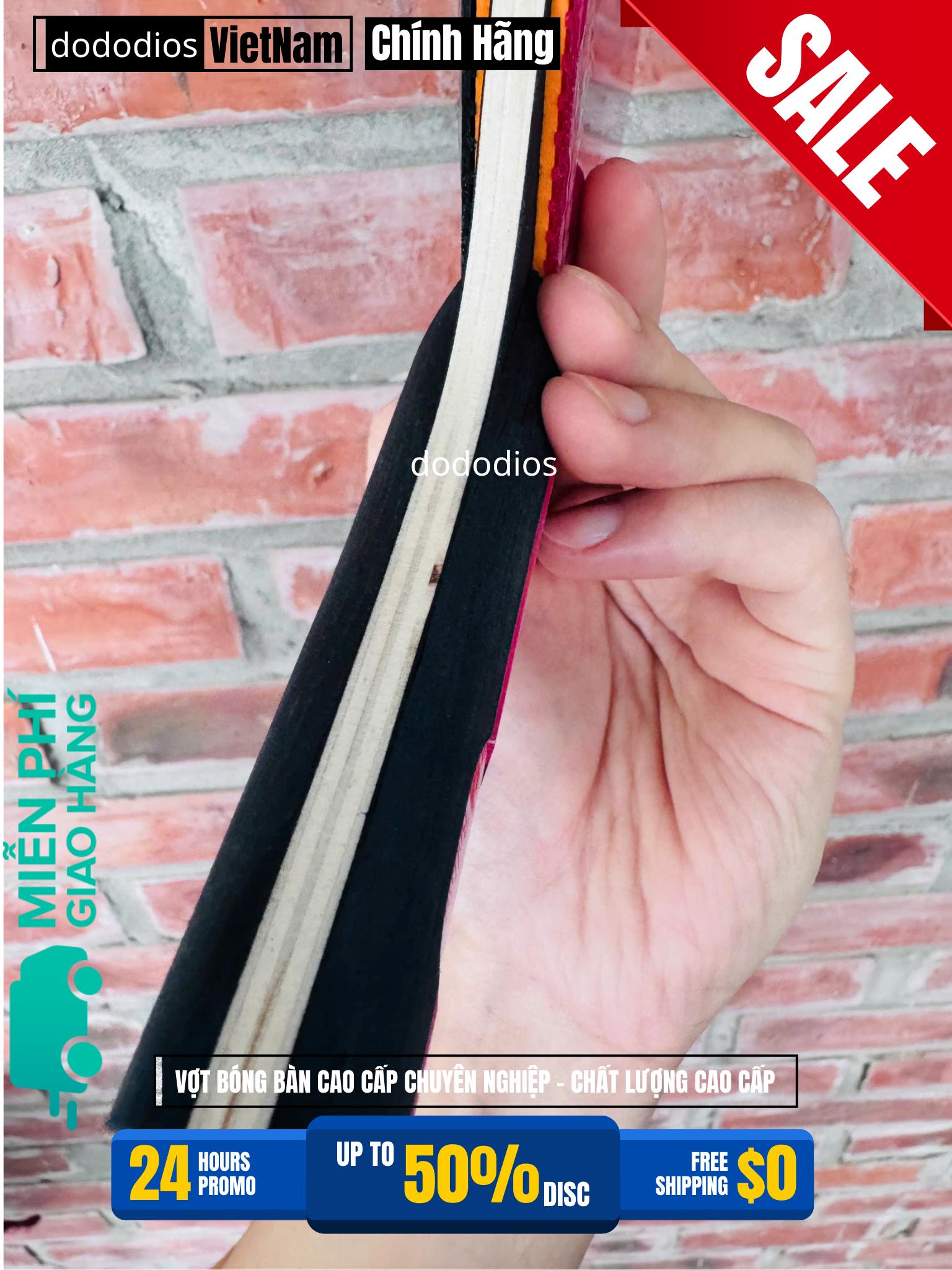 1 Chiếc Vợt Bóng Bàn Cao Cấp Thi Đấu Tiêu Chuẩn Cao - Chính Hãng dododios
