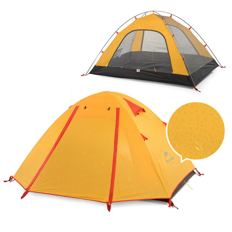 Lều Cắm Trại 4 Người & 2 Người Naturehike P-Series, Lều Dã Ngoại 2 lớp chống nước, UV 50+, 2 cửa,Khung nhôm - ĐI OUTDOOR